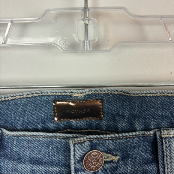 MOTHER Denim High Waisted Utility Jeans So Long Wash Size 29 - Picture 6 of 12